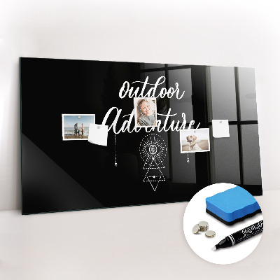 Magnetic marker board Outdoor adventure