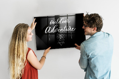 Magnetic marker board Outdoor adventure