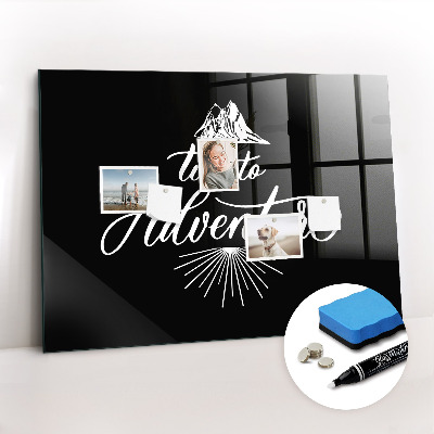 Magnetic dry erase board Adventure