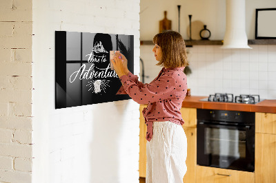 Magnetic glass board Adventure