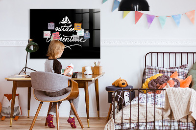 Magnetic marker board Outdoor adventure