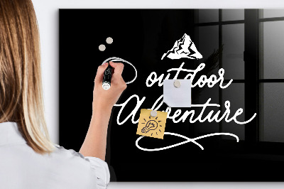 Magnetic marker board Outdoor adventure