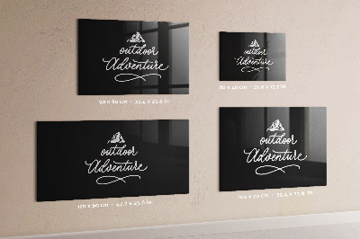 Magnetic marker board Outdoor adventure