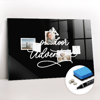 Magnetic marker board Outdoor adventure