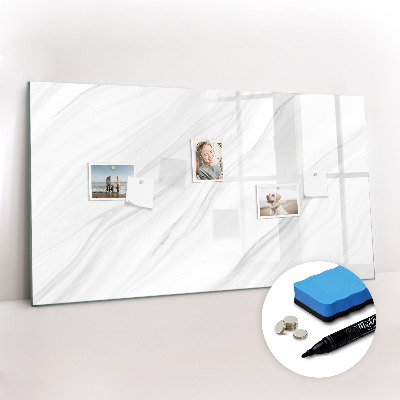 Magnetic writing board Decorative marble