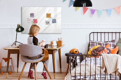 Magnetic writing board Decorative marble
