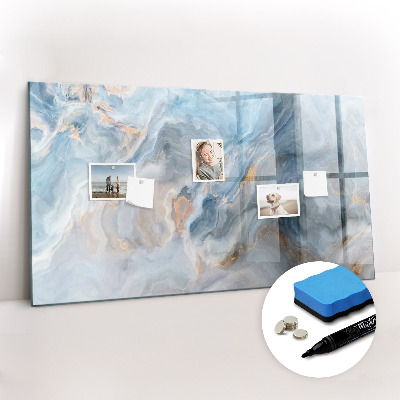 Magnetic writing board Marble pattern