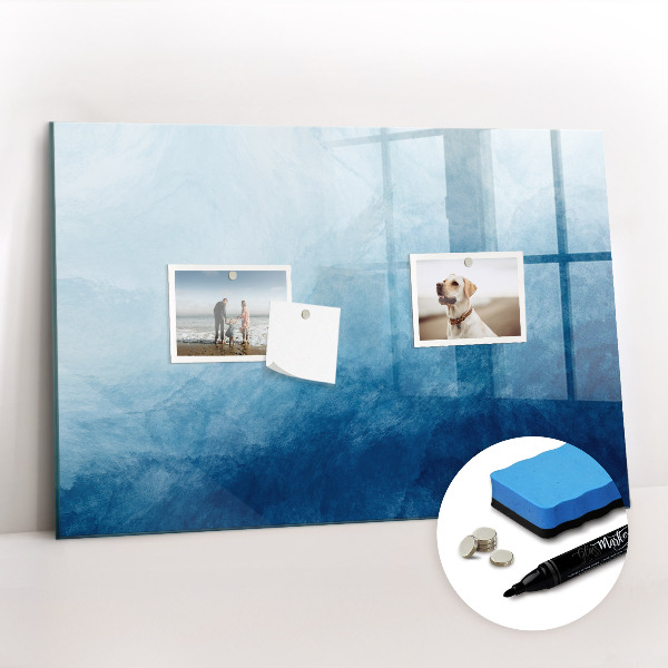 Magnetic board with marker Abstraction water