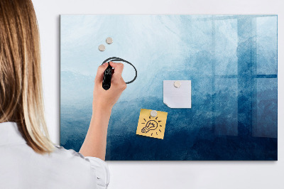 Magnetic board with marker Abstraction water