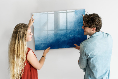 Magnetic erase board Abstraction water