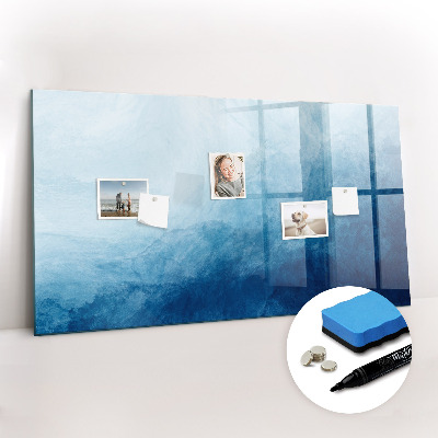 Magnetic board with marker Abstraction water