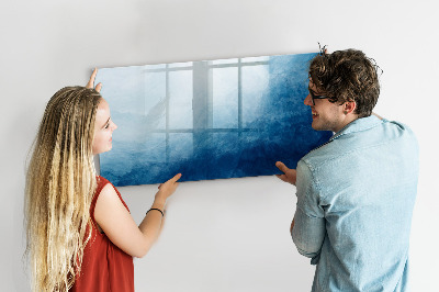 Magnetic erase board Abstraction water
