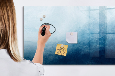 Magnetic board with marker Abstraction water