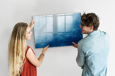 Magnetic board with marker Abstraction water