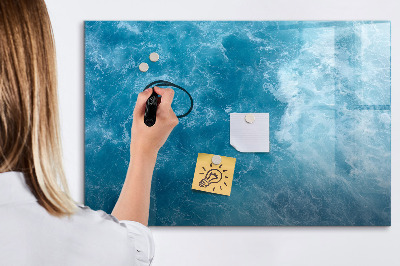 Magnetic erase board Sea water