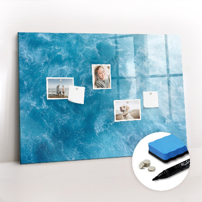 Magnetic erase board Sea water