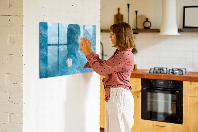 Magnetic erase board Sea water