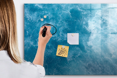 Magnetic erase board Sea water