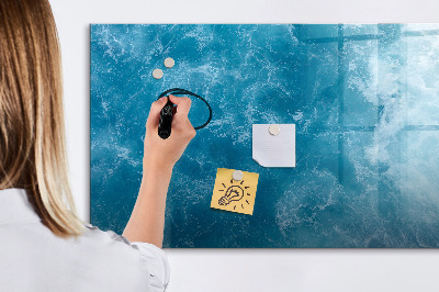 Magnetic board for writing Sea Water