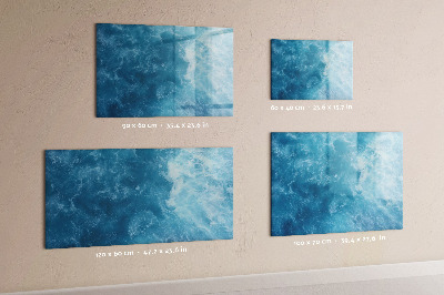 Magnetic erase board Sea water