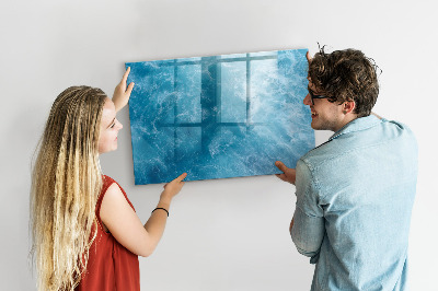 Magnetic erase board Sea water