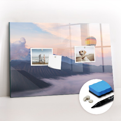 Magnetic writing board Beautiful landscape