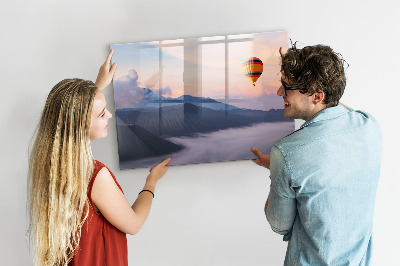Magnetic writing board Beautiful landscape