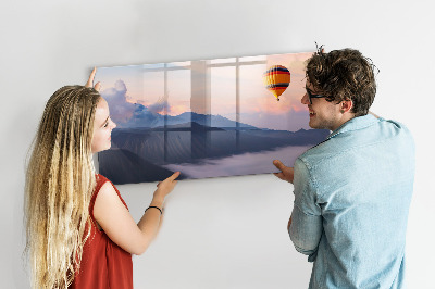 Magnetic writing board Beautiful landscape