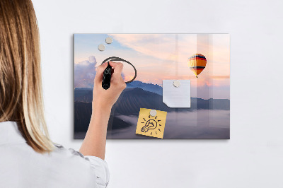 Magnetic writing board Beautiful landscape