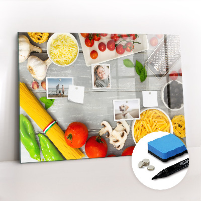 Magnetic board for drawing Ingredients