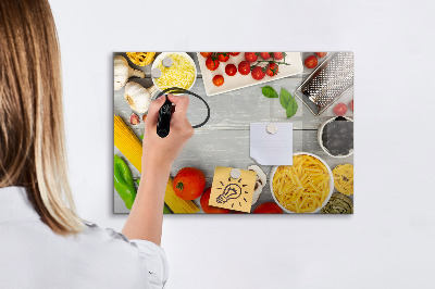 Magnetic board for drawing Ingredients