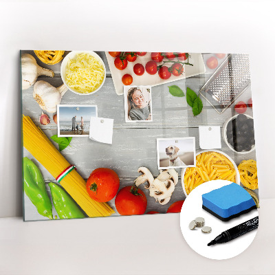 Magnetic board for drawing Ingredients