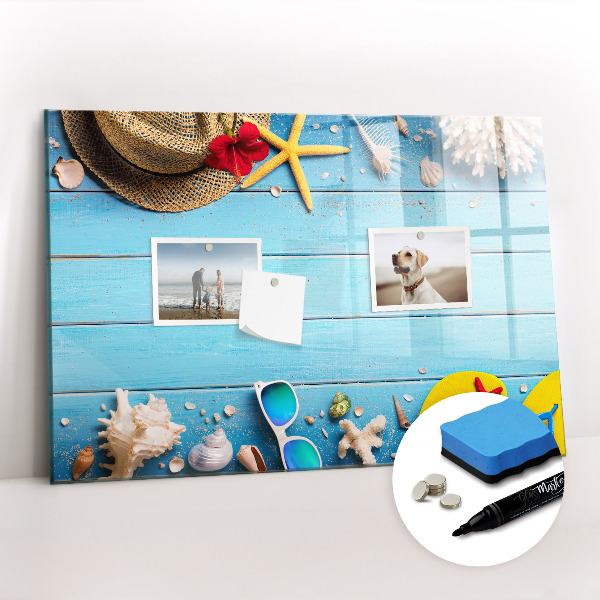 Magnetic erase board Beach accessories