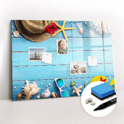 Magnetic erase board Beach accessories