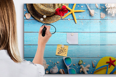Magnetic erase board Beach accessories