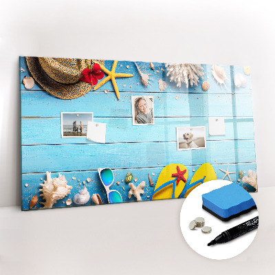 Magnetic erase board Beach accessories