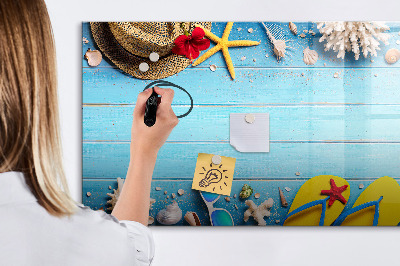 Magnetic erase board Beach accessories
