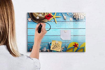 Magnetic erase board Beach accessories