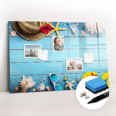Magnetic erase board Beach accessories