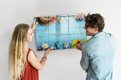 Magnetic erase board Beach accessories