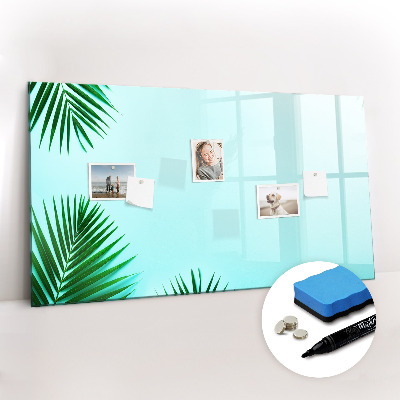 Magnetic erase board Palm leaves