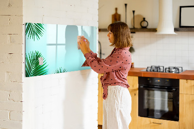 Magnetic erase board Palm leaves