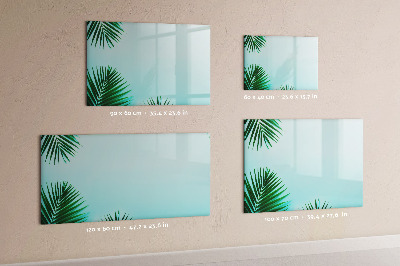 Magnetic erase board Palm leaves