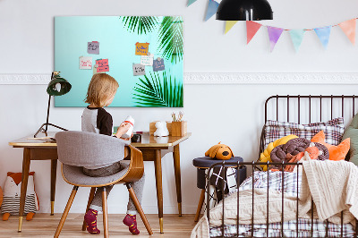 Magnetic writing board Tropical leaves