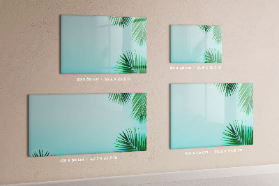 Magnetic writing board Tropical leaves