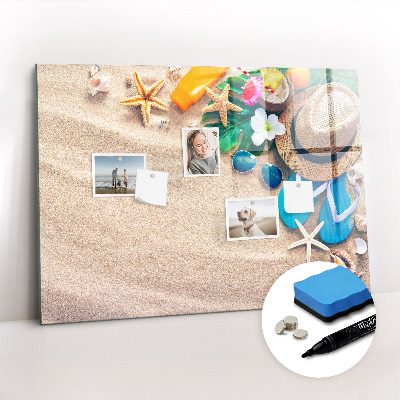 Magnetic writing board Summer accessories