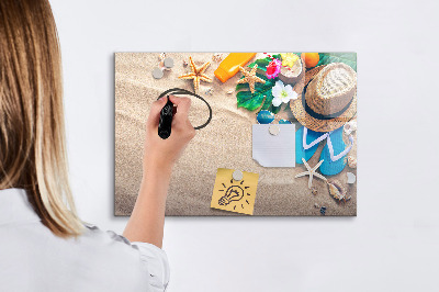 Magnetic writing board Summer accessories