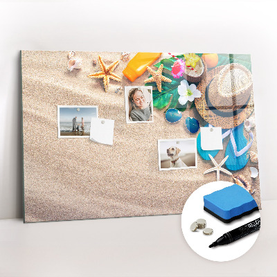 Magnetic writing board Summer accessories