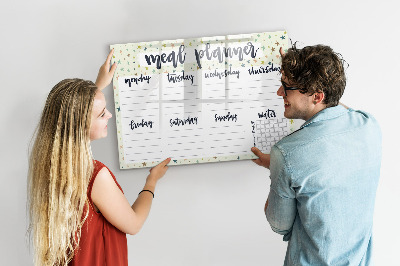 Magnetic board for drawing Star's menu