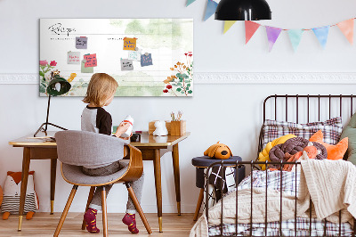 Magnetic erase board Place for the recipe